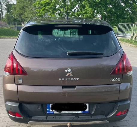 Peugeot 3008 cena 41000 przebieg: 227500, rok produkcji 2014 z Warszawa małe 56